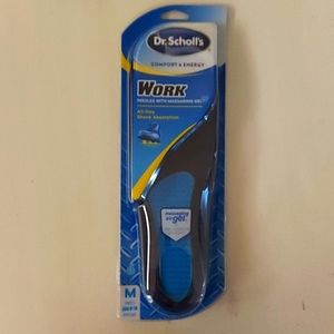 Dr Scholl's Work Insoles Men's Size 8-14 With Massaging Gel